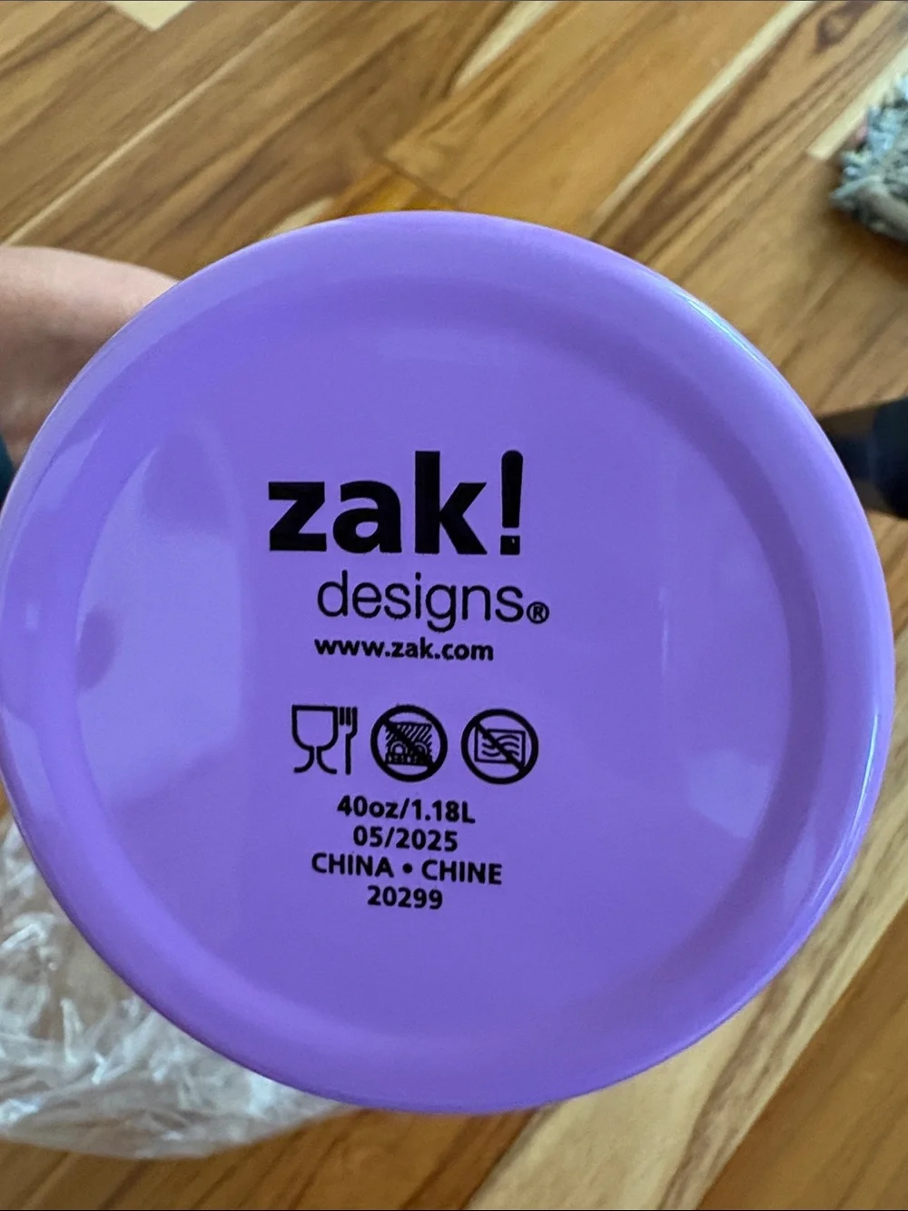 Hello Kitty Halloween Purple Zak Travel Tumbler with Straw